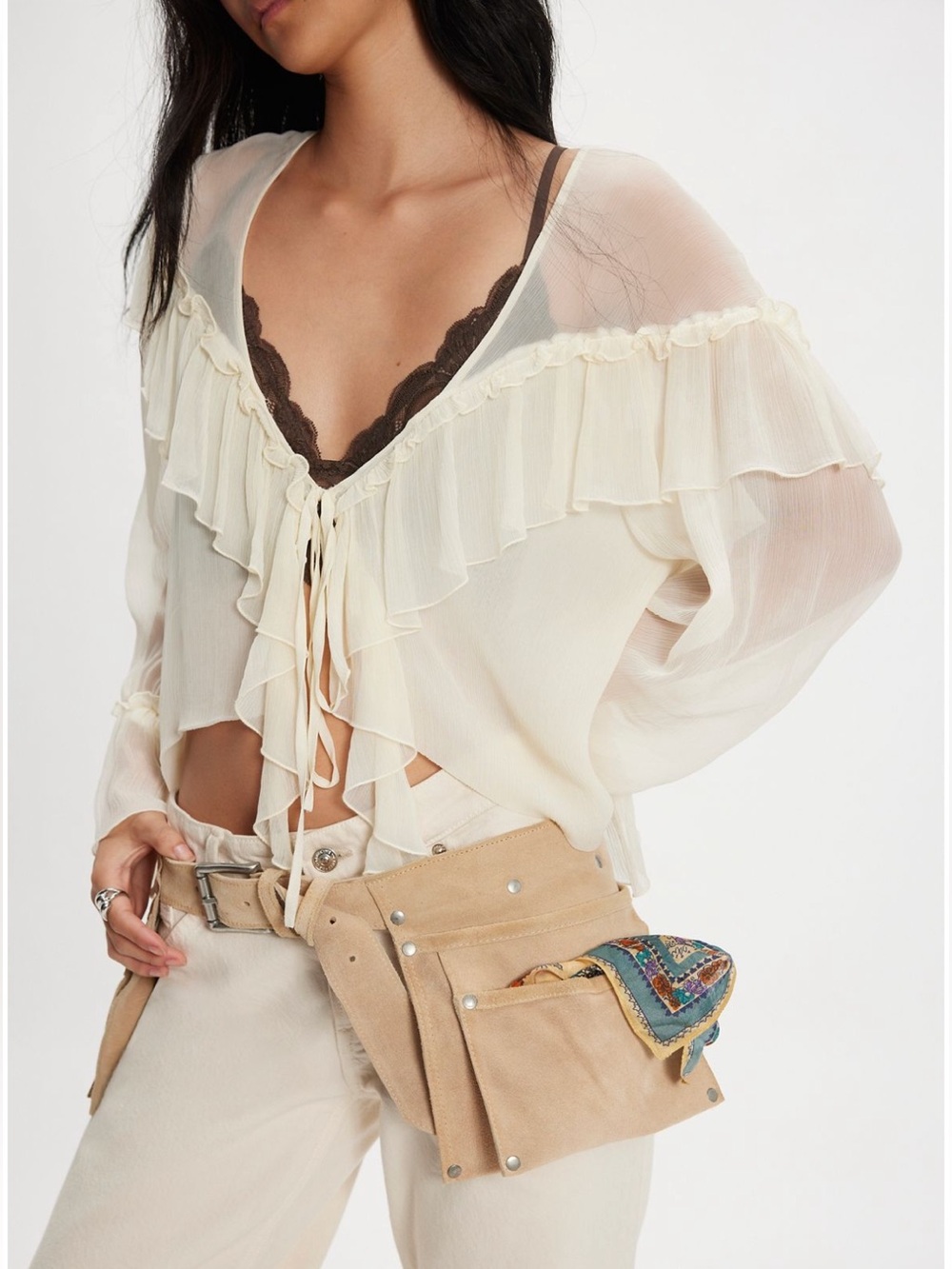 Free People Crew Cargo Pocket Belt